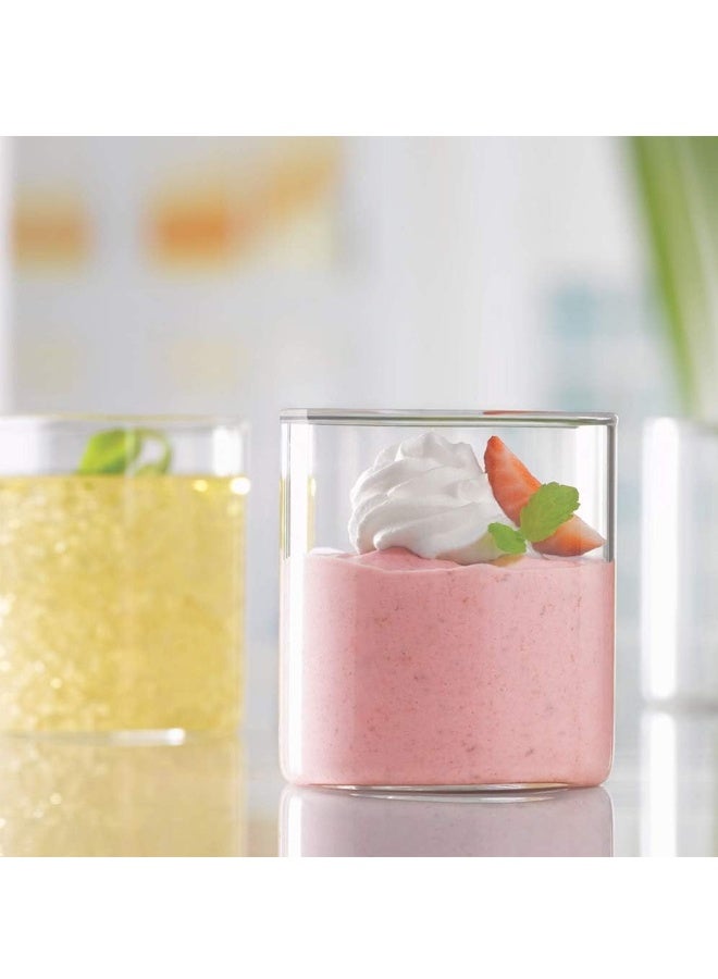 Drinking Glasses, 10 Oz, Set of 6, BPA Free, Water Glasses for 6, Clear Lightweight & Durable Borosilicate Glass, Odor Resistant, Dishwasher Safe, Glasses for Juice 6.5cm*8cm - Image 5